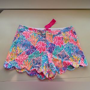 Lilly Pulitzer buttercup shorts in Splashdance